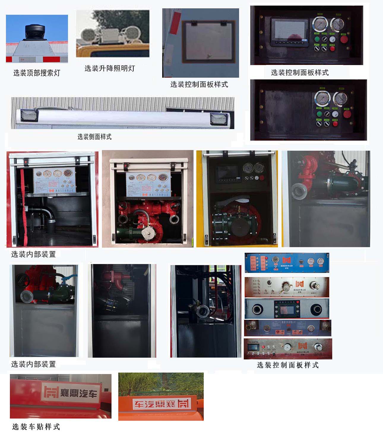 襄鑫鼎牌XDV5040TGPQ6遠程供排水搶險車公告圖片