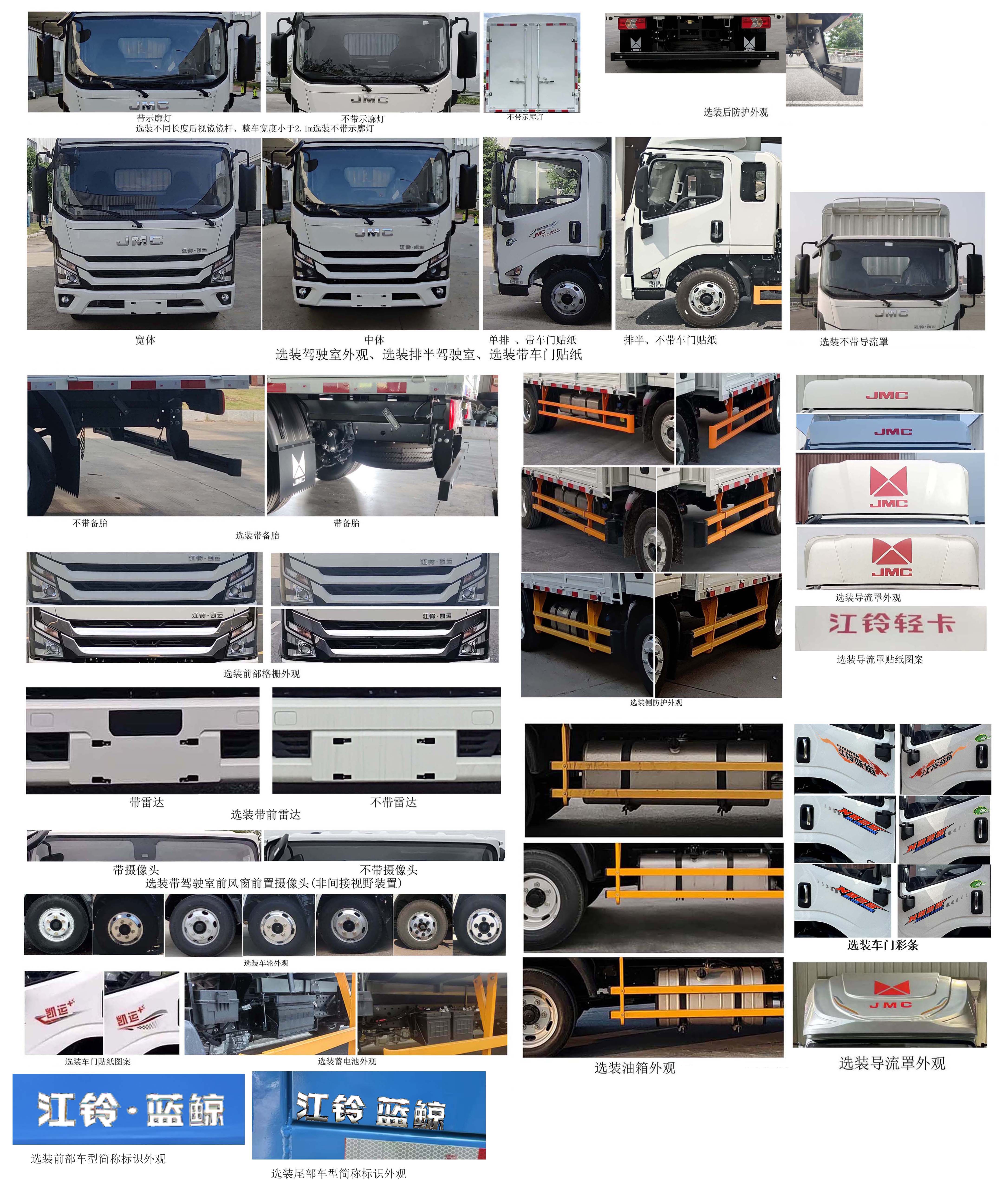 江鈴牌JX5049CCYT0C26倉柵式運輸車公告圖片