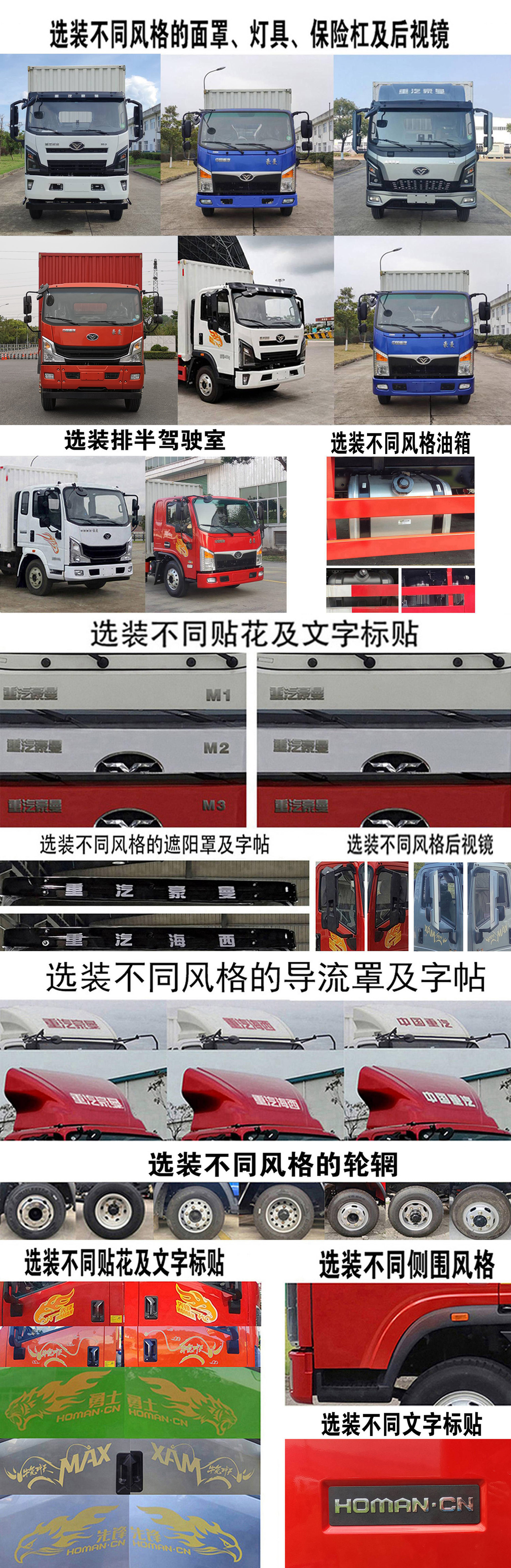 豪曼牌ZZ5048XXYG17FBD廂式運(yùn)輸車(chē)公告圖片