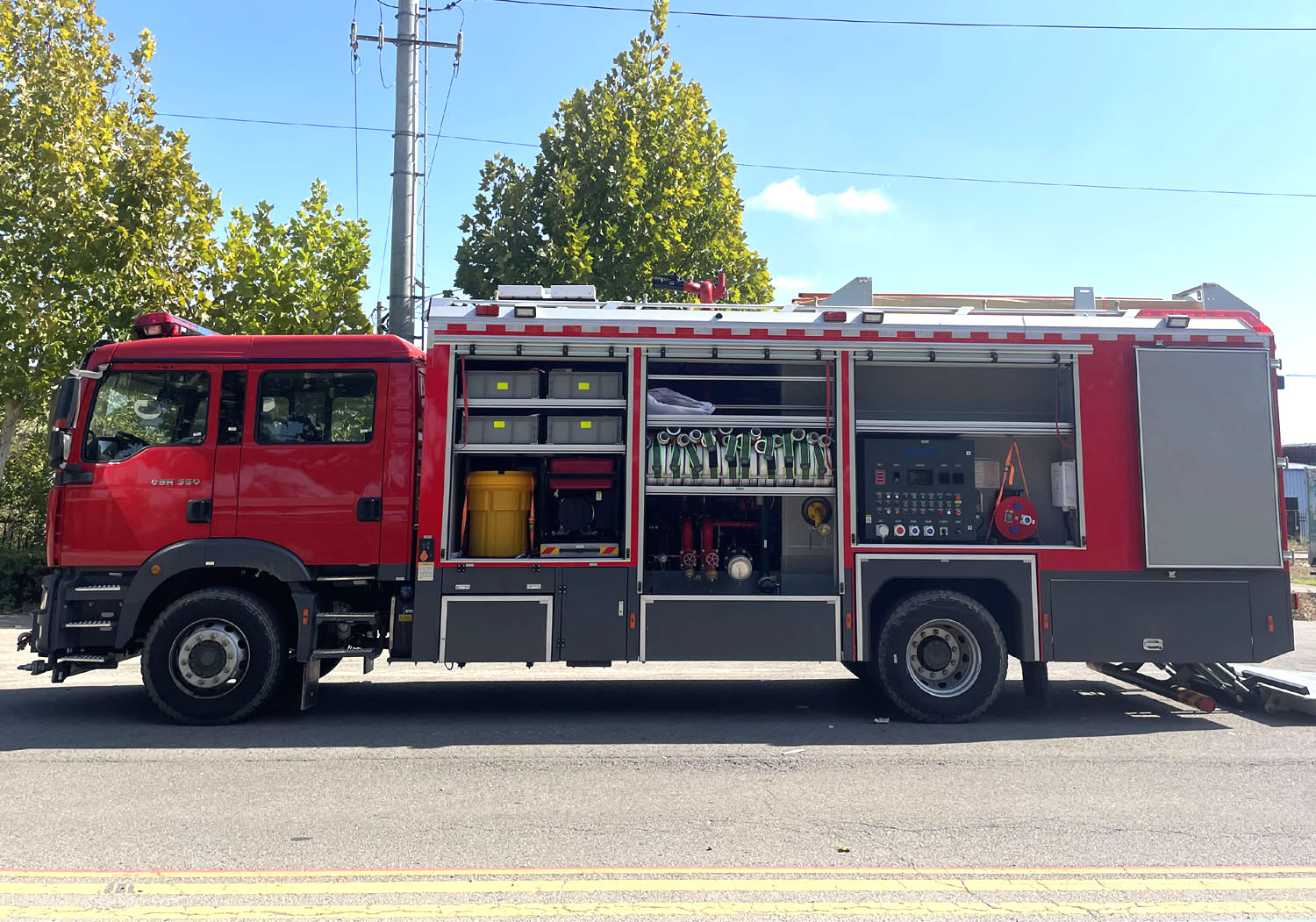 振翔股份牌ZXT5190TXFXX40/F65洗消消防車公告圖片