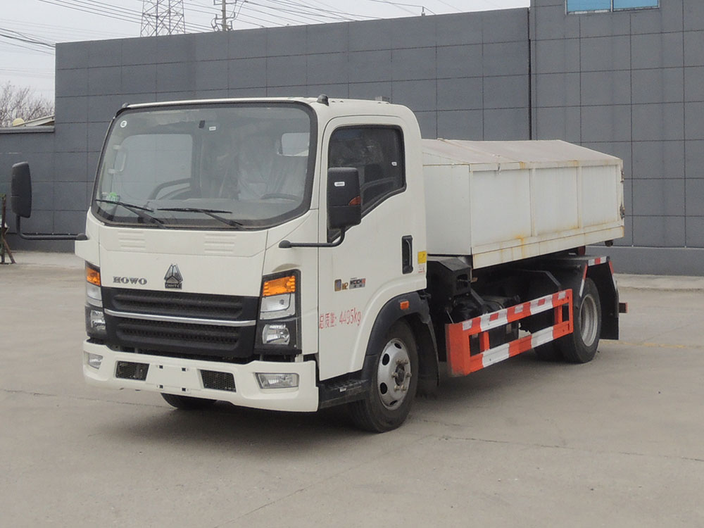 豪沃牌ZZ5047ZXXH3315F145車廂可卸式垃圾車公告圖片