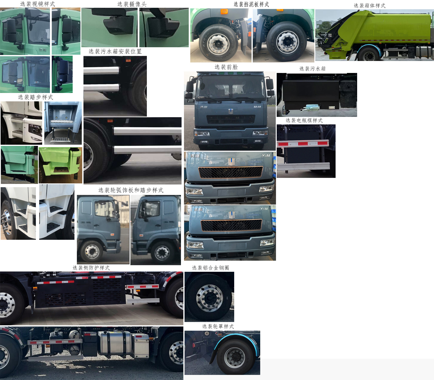 遠(yuǎn)程牌HN5180ZYSH32D5SHEVY甲醇插電式增程混合動(dòng)力壓縮式垃圾車公告圖片