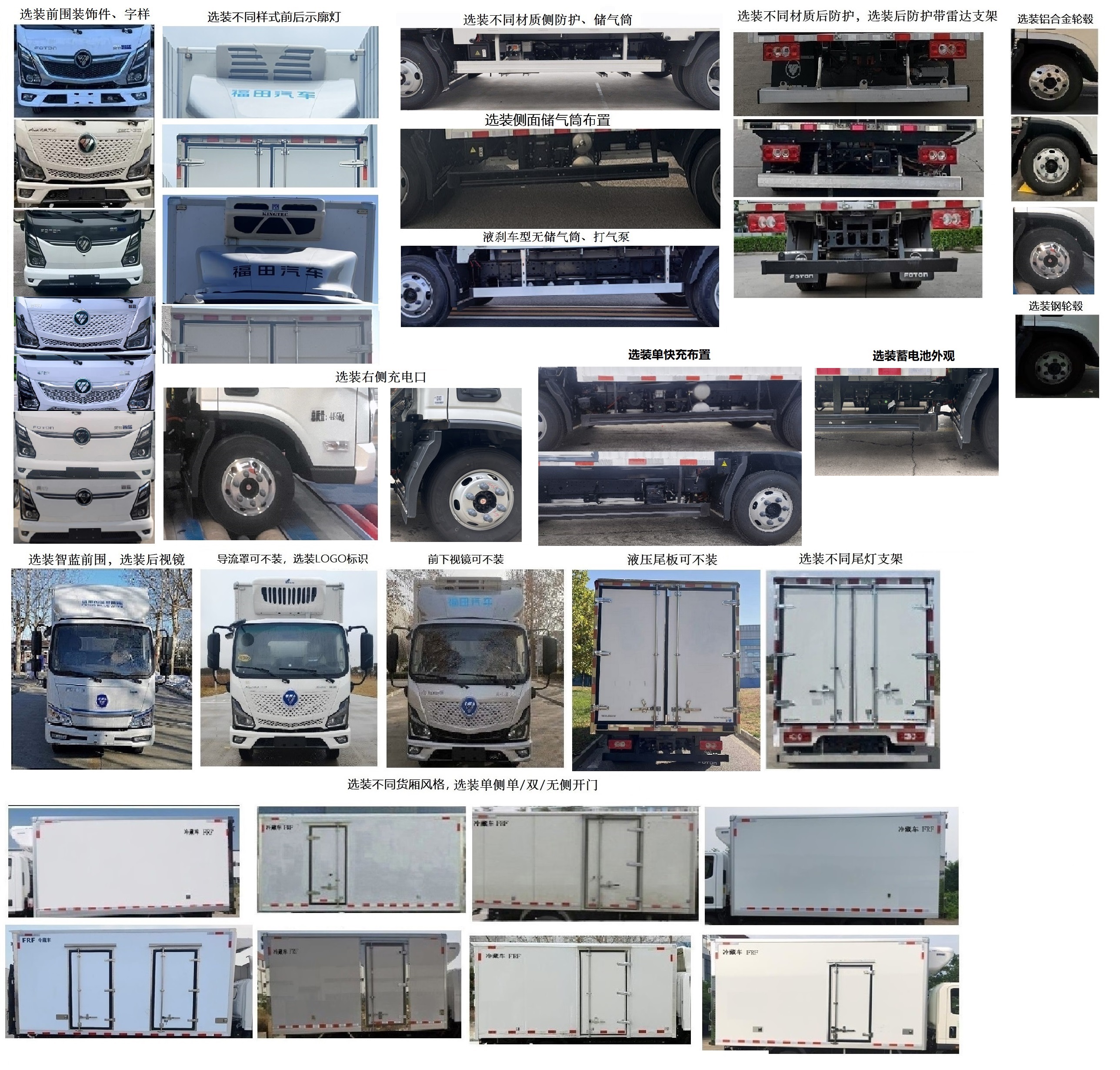 福田牌BJ5045XLCEVN純電動(dòng)冷藏車公告圖片