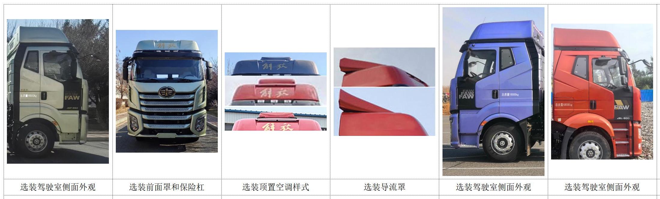 解放牌CA5181XXYP66K1L5E6廂式貨車公告圖片