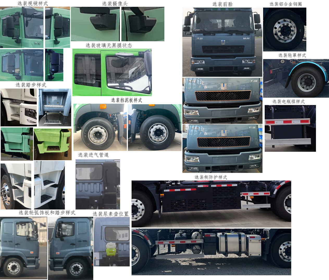 遠程牌HN5180ZXXH32D5SHEVY甲醇插電式增程混合動力車廂可卸式垃圾車公告圖片