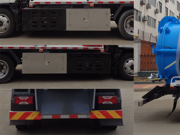 中潔牌XZL5125GXWBEV純電動(dòng)吸污車公告圖片