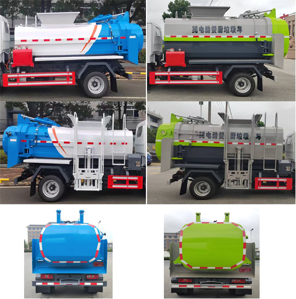純電動餐廚垃圾車圖片