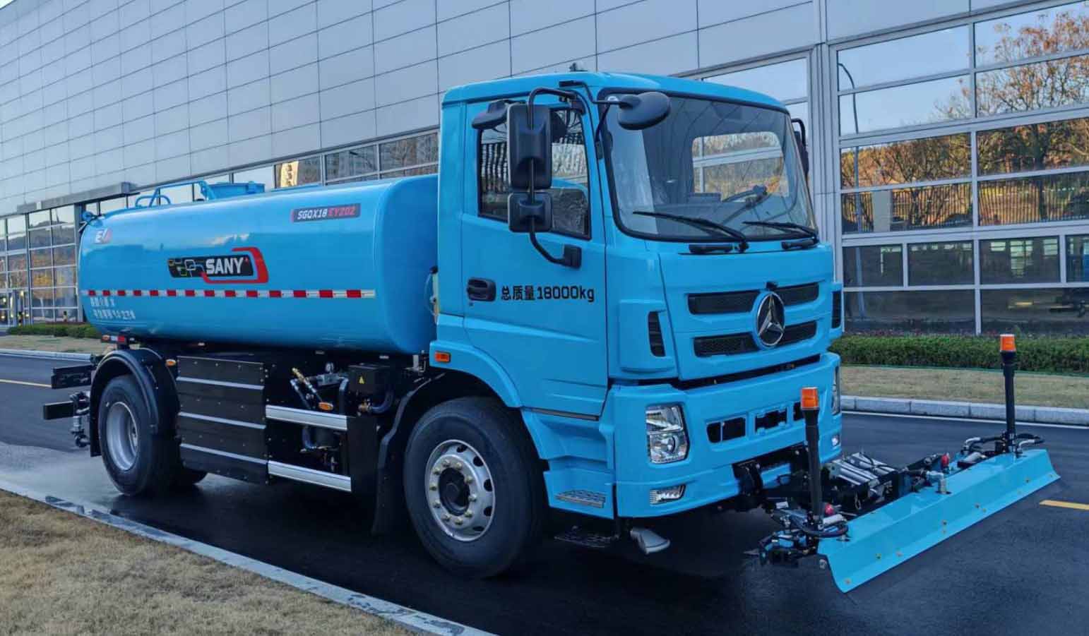 三一牌SYS5181GQXSYEBEV純電動清洗車