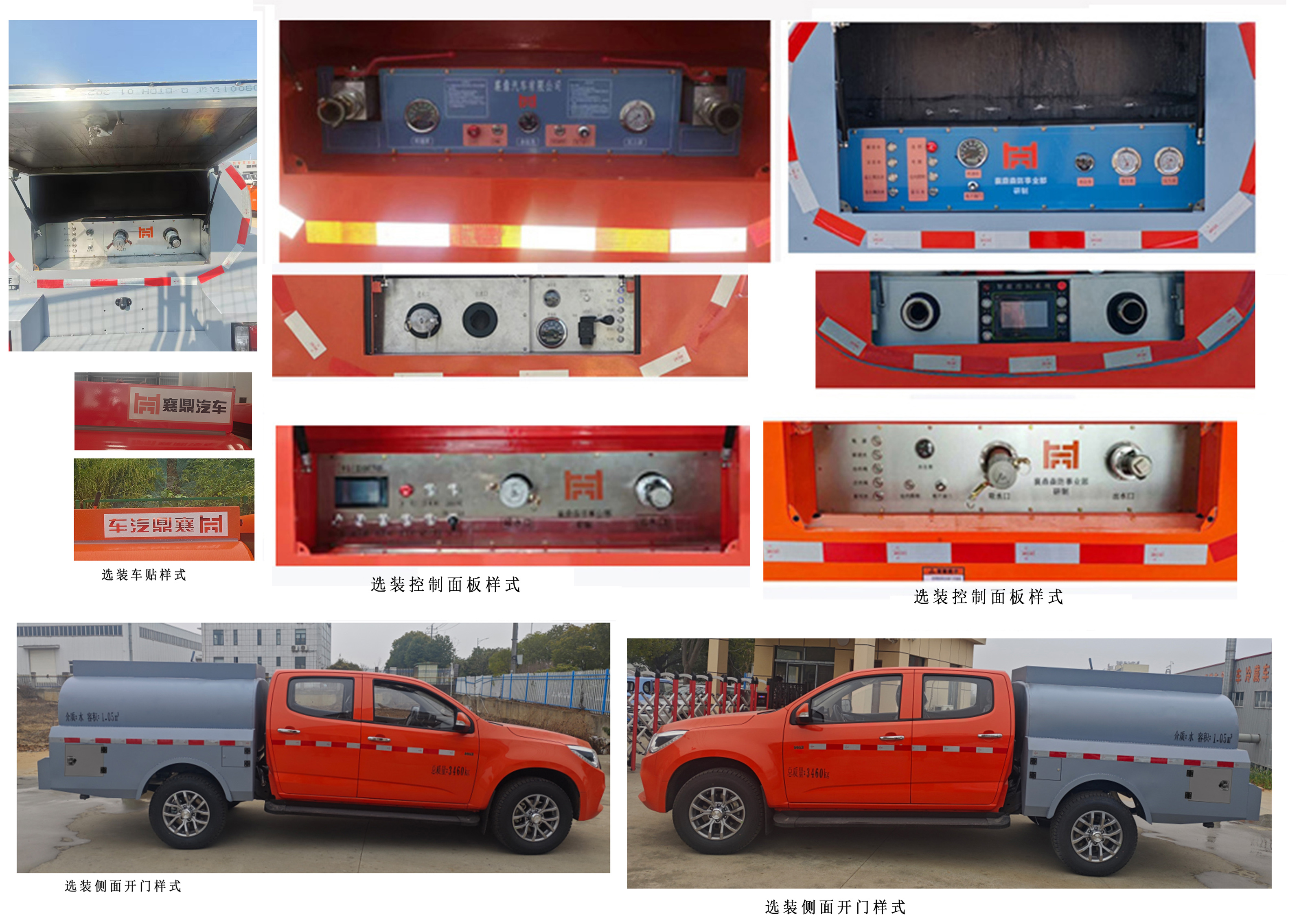 襄鑫鼎牌XDV5033GSSQ6灑水車公告圖片