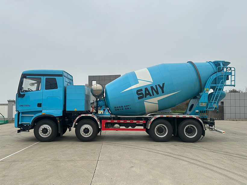 三一牌SYM5318GJB3BEV純電動混凝土攪拌運輸車公告圖片