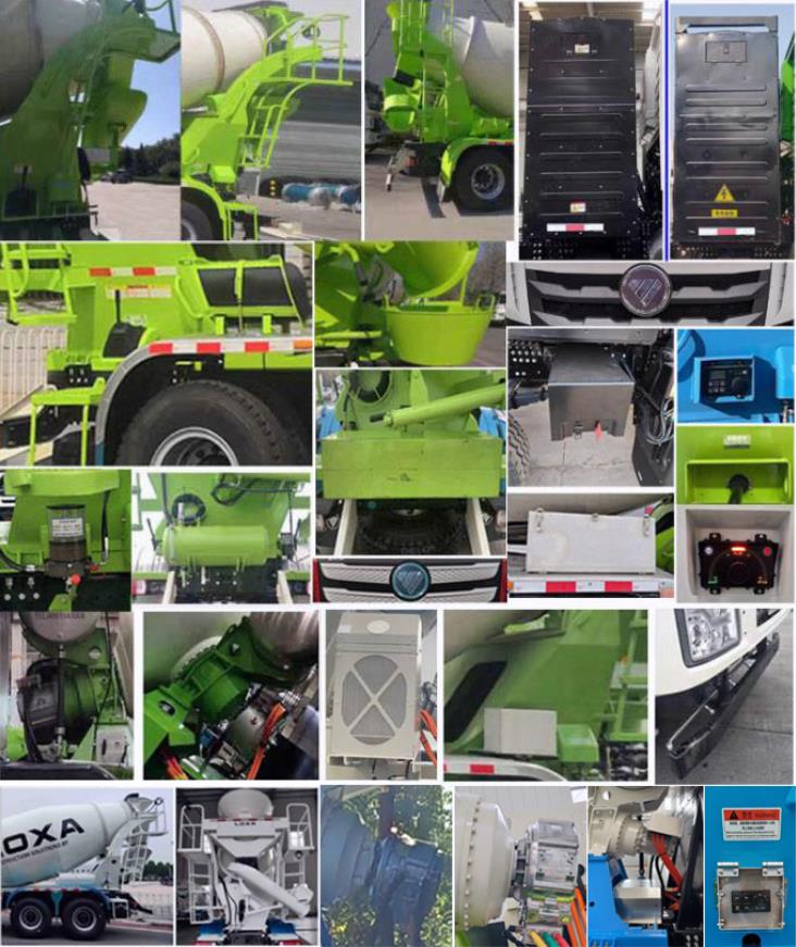 雷薩牌FLX5311GJBEV2A純電動混凝土攪拌運(yùn)輸車公告圖片