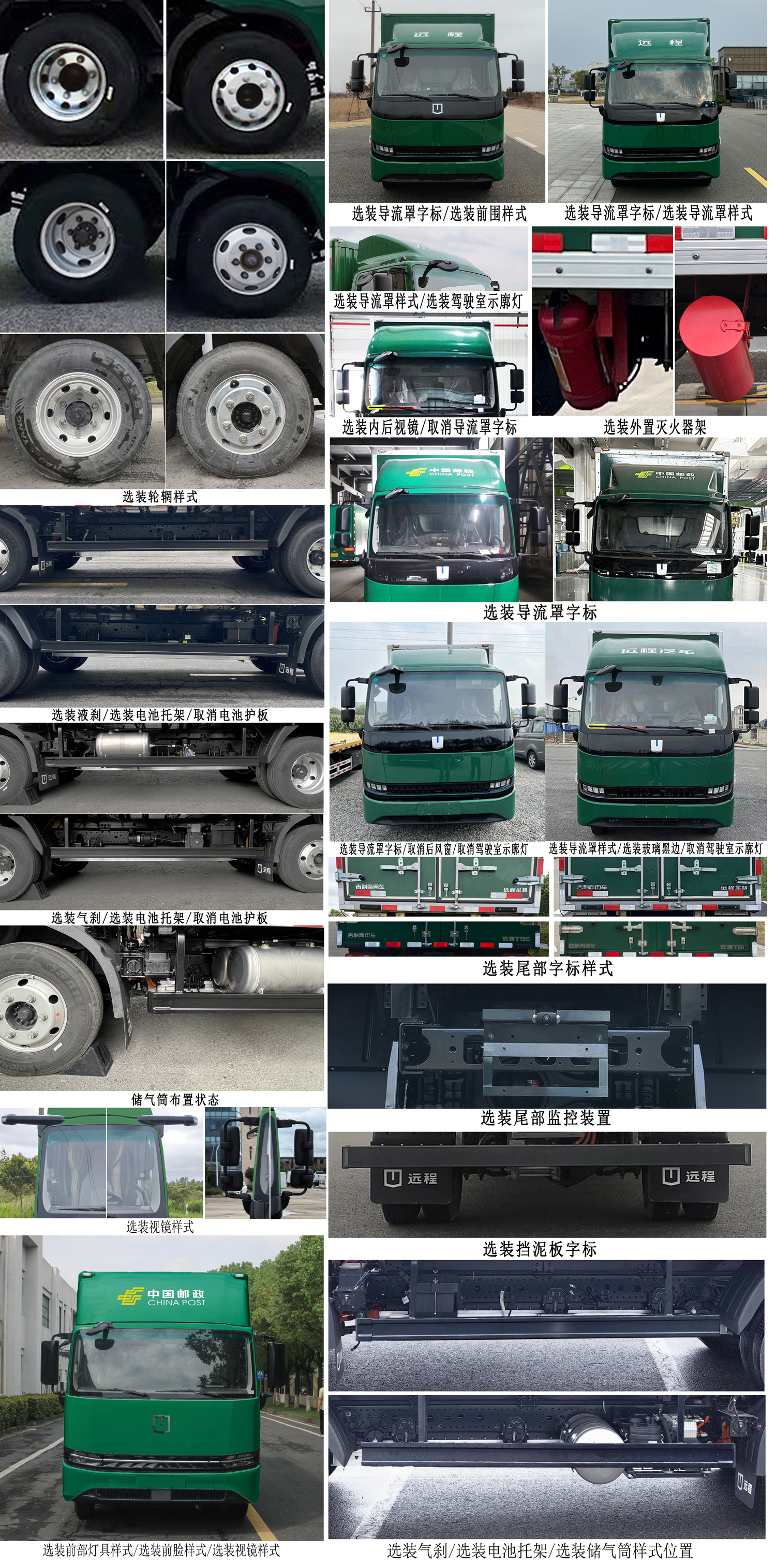 遠(yuǎn)程牌JGL5041XYZBEVGR7純電動郵政車公告圖片