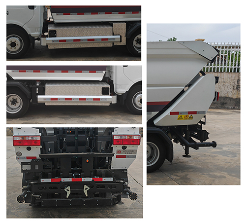 中國中車牌TEG5041ZZZAZCBEV1純電動自裝卸式垃圾車公告圖片