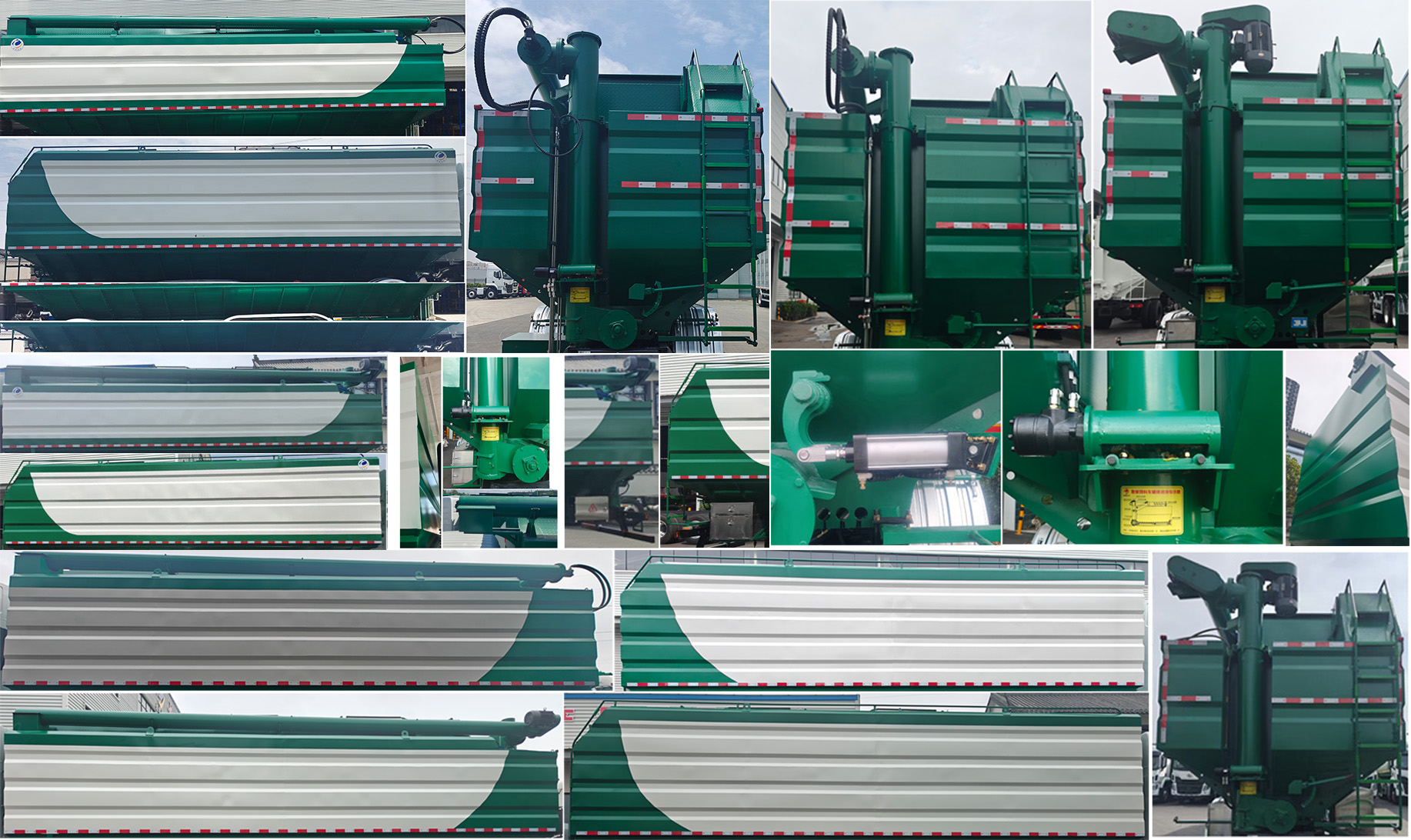 龍牧雙星牌LMX5310ZSLCABEV純電動散裝飼料運輸車公告圖片