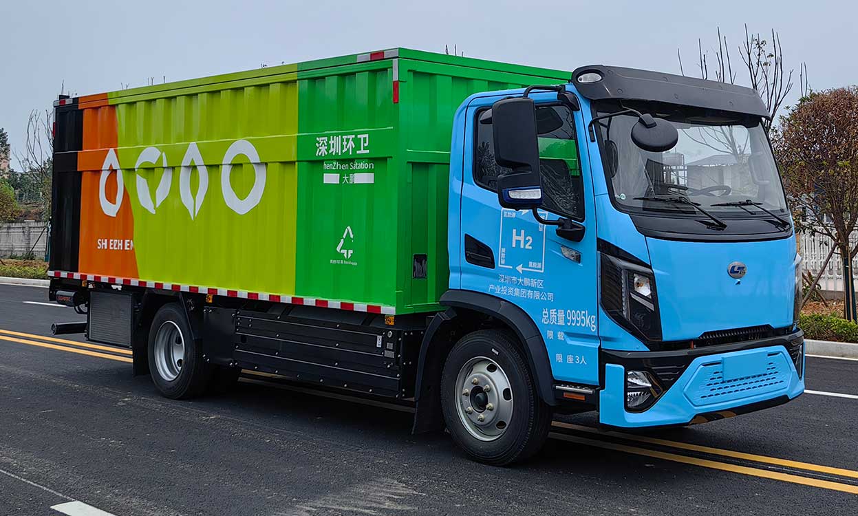 GH5100XTYYWFCEV型燃料電池密閉式桶裝垃圾車圖片