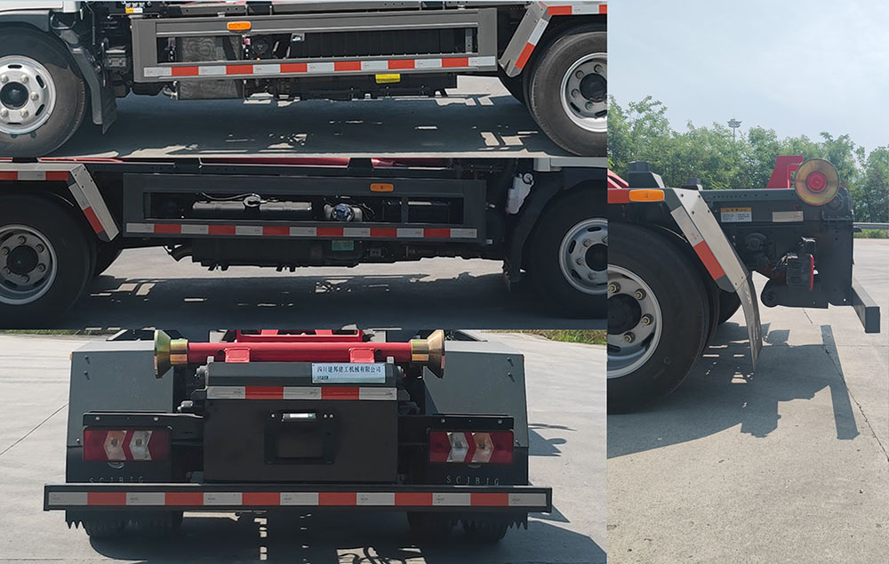 川汽建邦牌JBJ5040ZXXPHEV插電式混合動(dòng)力車廂可卸式垃圾車公告圖片