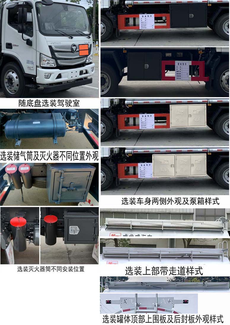 楚飛牌CLQ5128GJY6BJ加油車公告圖片