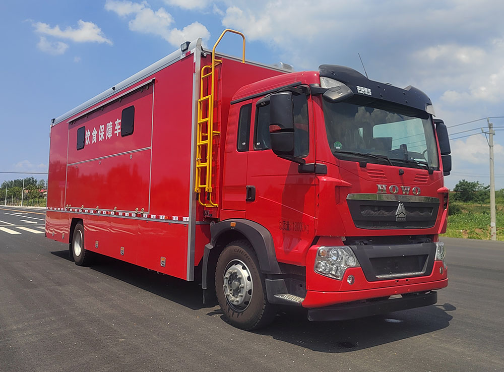 興凱威牌XKW5180XZCH6野外自行式炊事車