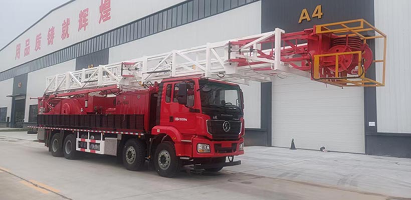 中原總機(jī)牌JZY5410TXJ90修井機(jī)