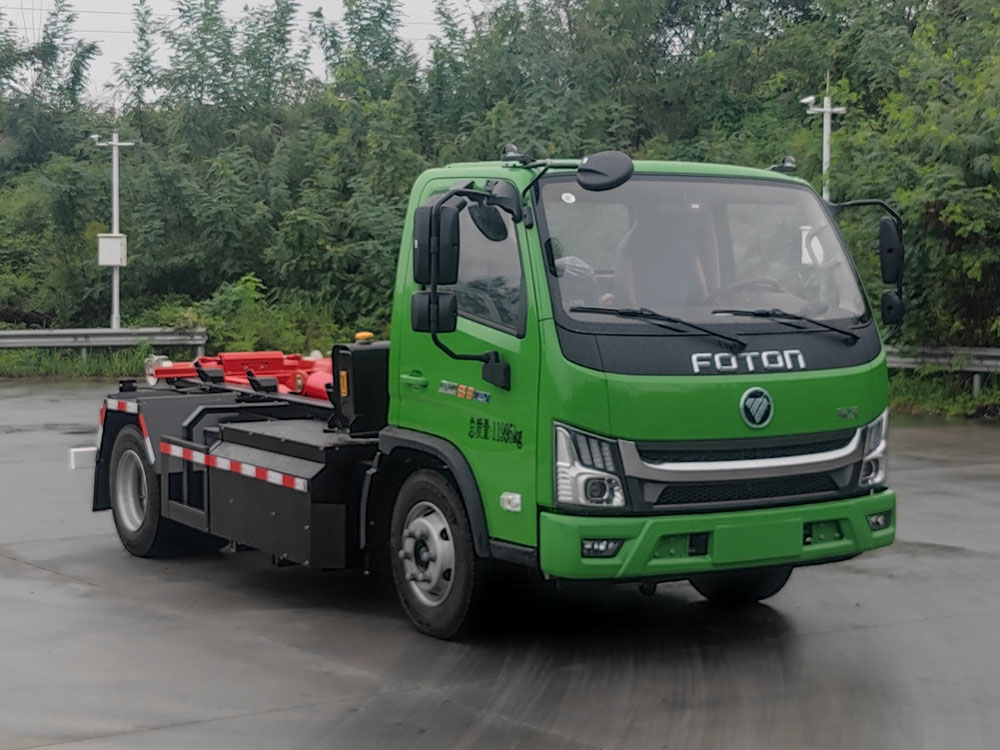 XQY5120ZXXBEV型純電動(dòng)車(chē)廂可卸式垃圾車(chē)圖片