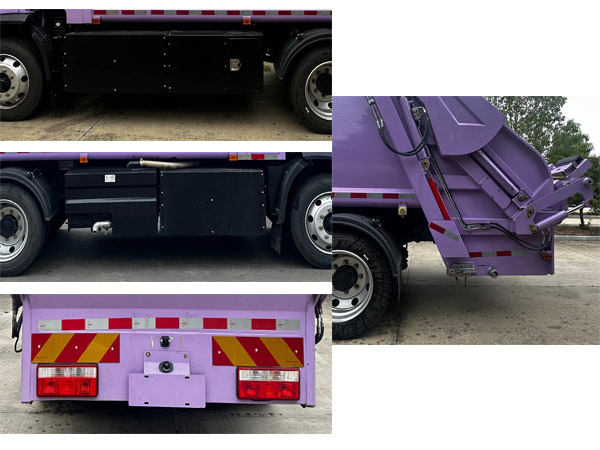 亞潔牌BQJ5120ZYSCLBEV純電動(dòng)壓縮式垃圾車公告圖片