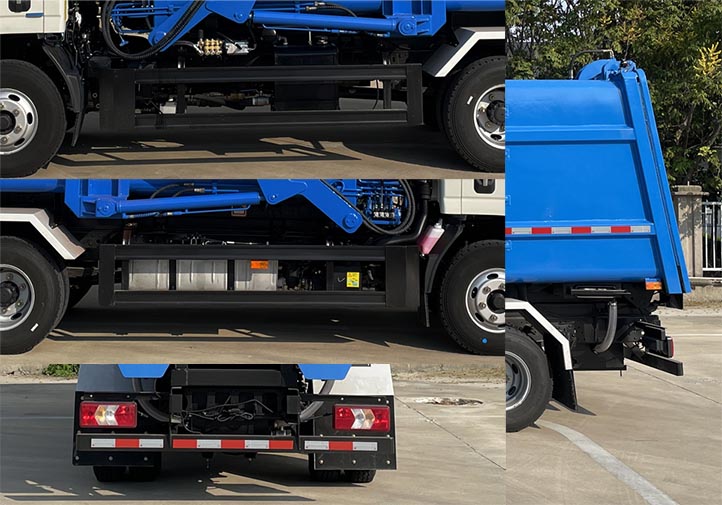 悅達(dá)牌YD5098ZZZJXE6自裝卸式垃圾車公告圖片