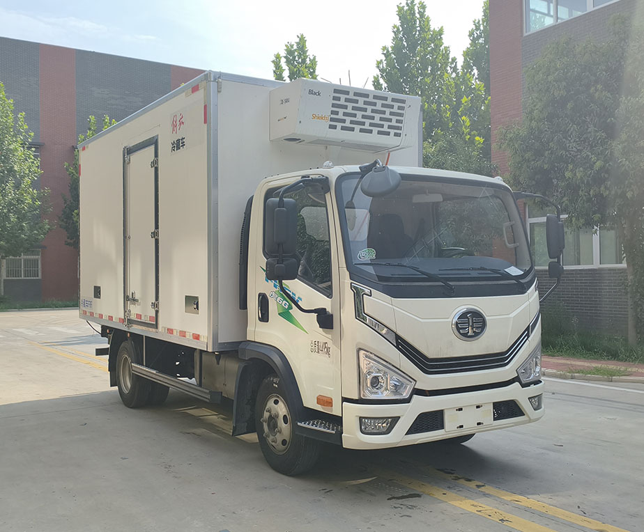 解放牌CA5040XLCP40L2SHEVA84插電式增程混合動(dòng)力冷藏車