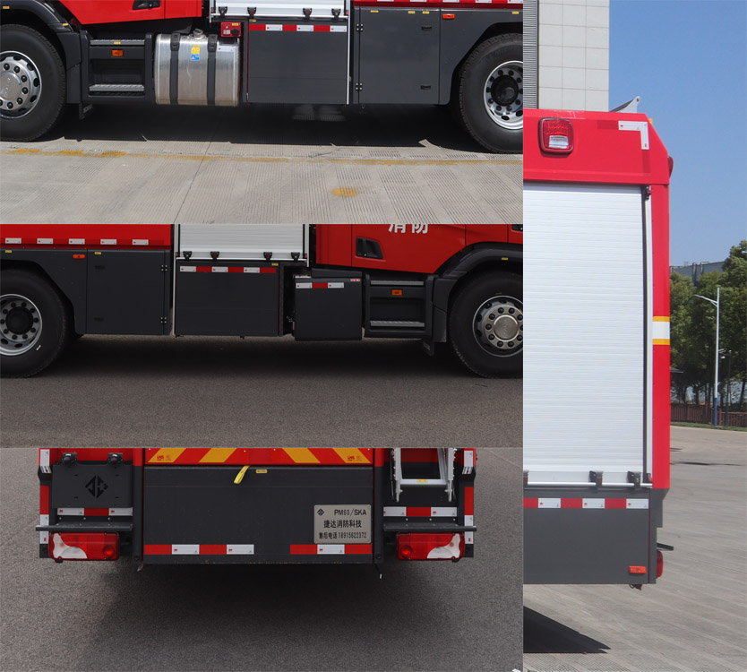 捷達(dá)消防牌SJD5180GXFPM60/SKA泡沫消防車公告圖片