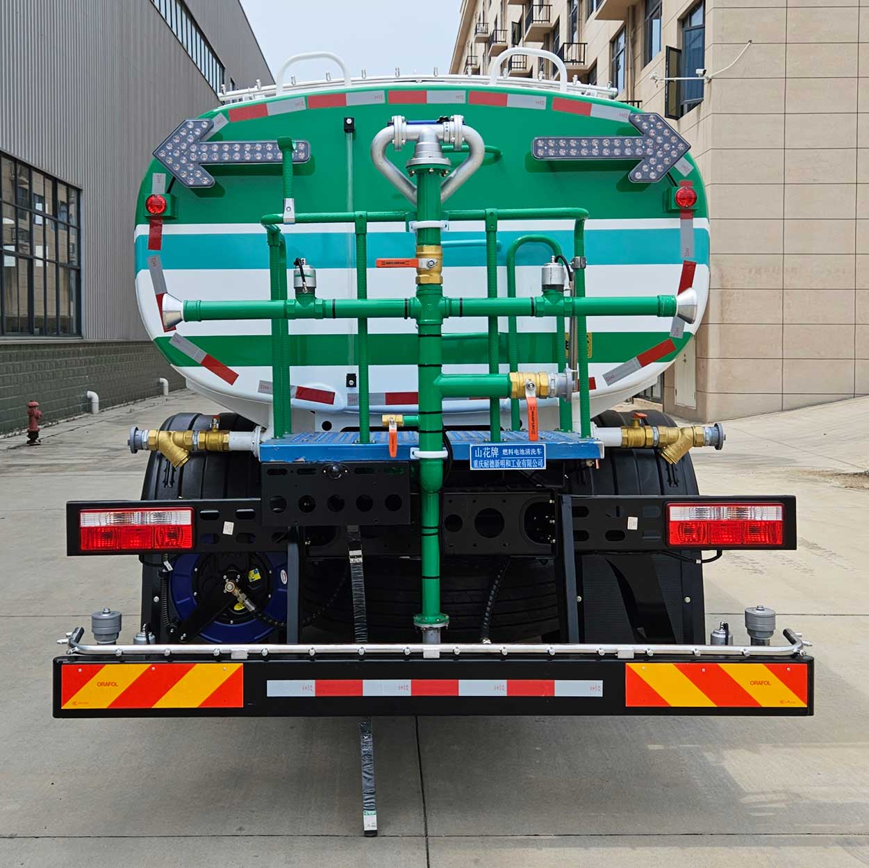 山花牌JHA5189GQXHQFCEV燃料電池清洗車公告圖片