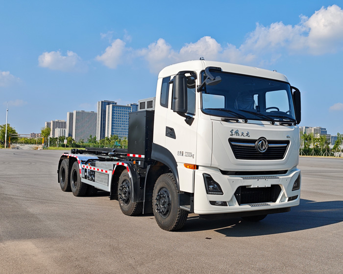 CDL5320ZXXDFBEV型純電動(dòng)車廂可卸式垃圾車圖片