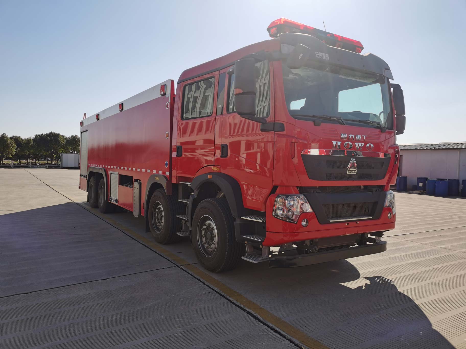 程力重工牌CLH5420GXFSG250/HW水罐消防車