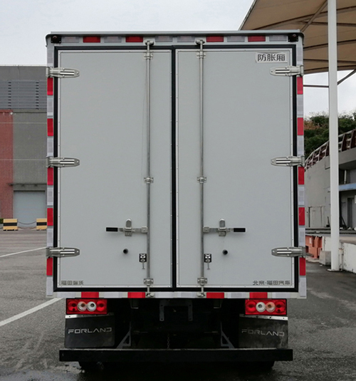 福田牌BJ5045XXY9JBA-50廂式貨車公告圖片