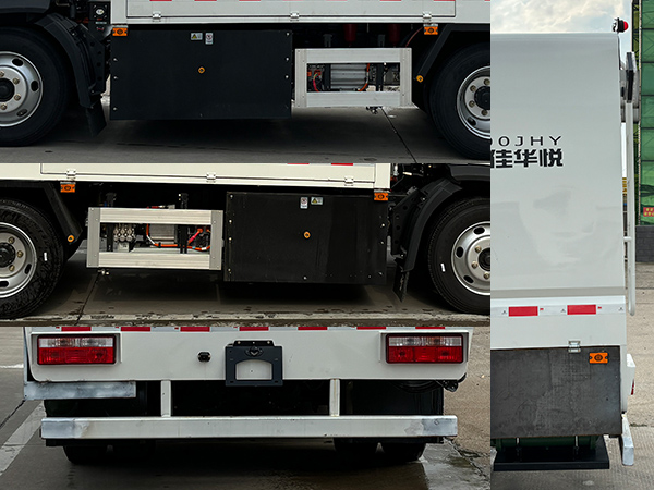 中佳華悅牌ZHN5100GQXCLBEV純電動(dòng)護(hù)欄清洗車公告圖片