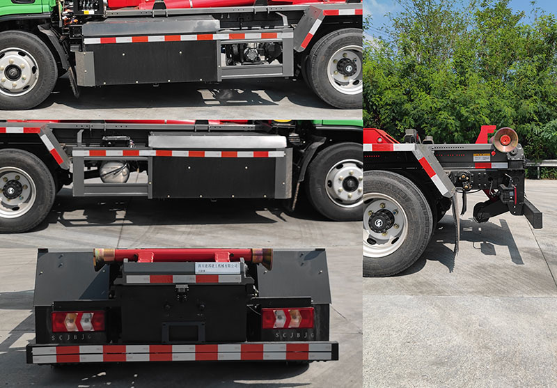 川汽建邦牌JBJ5120ZXXBEV純電動車廂可卸式垃圾車公告圖片