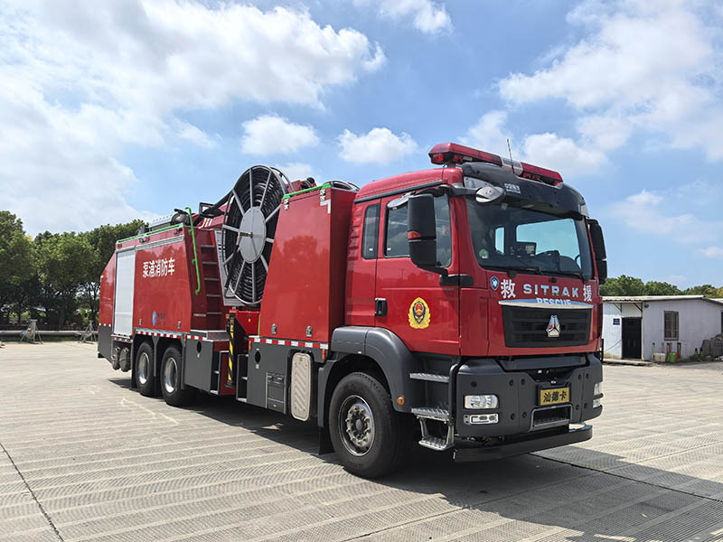 上格牌SGX5280TXFBP600/YDXZ泵浦消防車