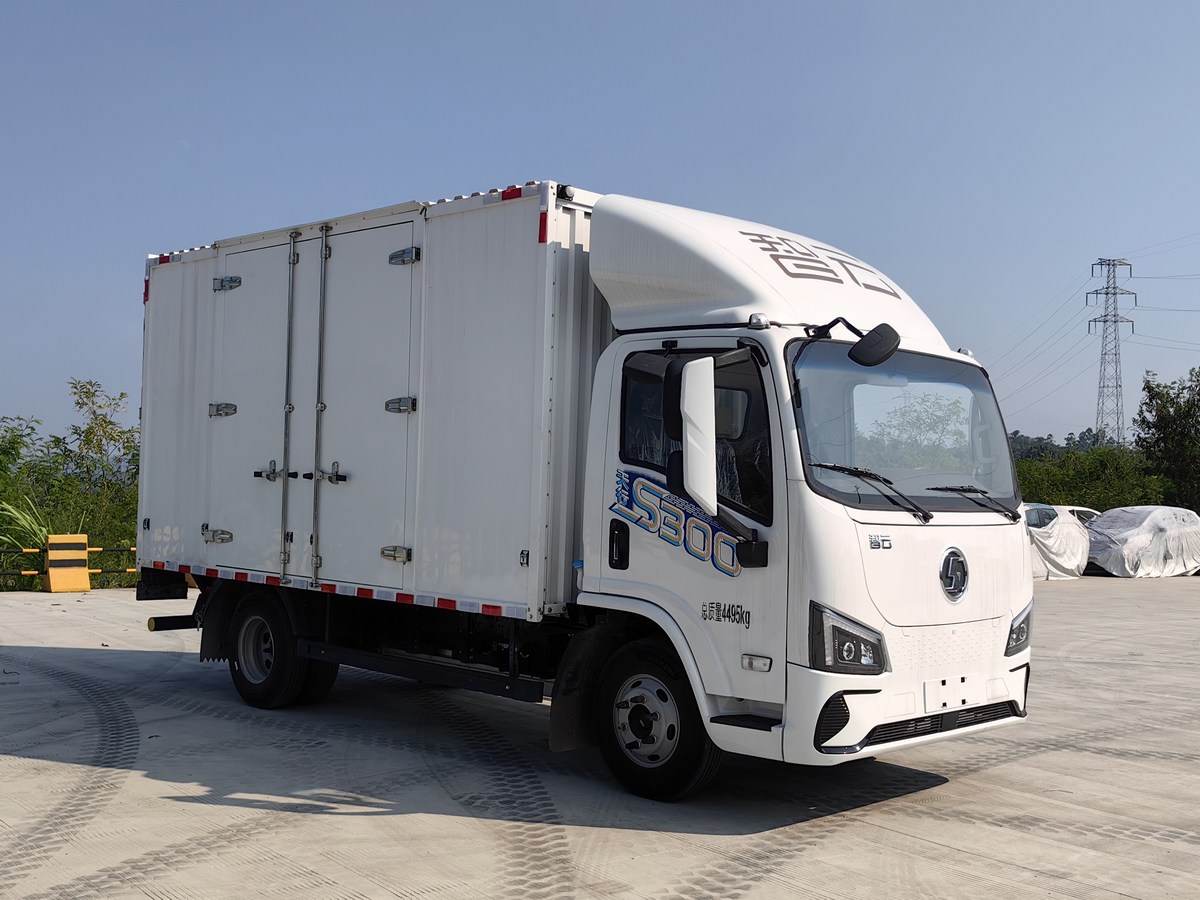 陜汽牌SX5048XXYBEV341NA純電動(dòng)廂式貨車(chē)