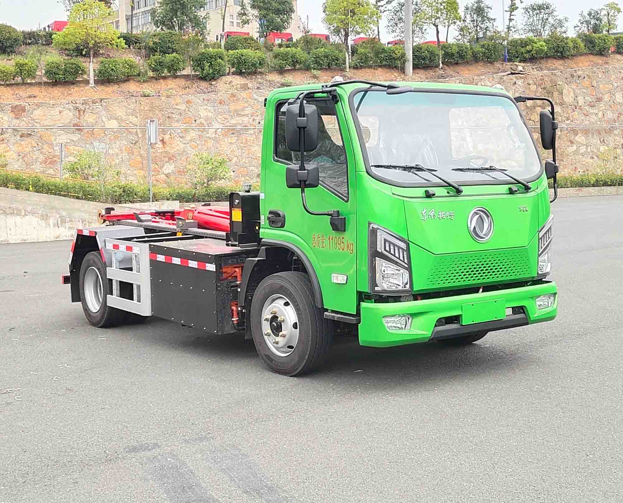 YZZ5120ZXXEQBEV型純電動(dòng)車(chē)廂可卸式垃圾車(chē)圖片