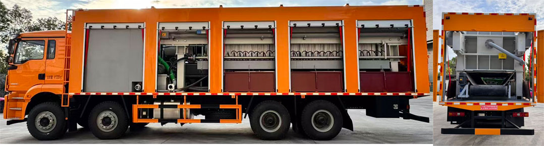 污泥處理車圖片