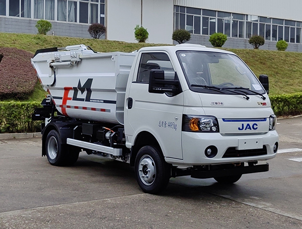 FLM5041ZZZJQBEVH型純電動自裝卸式垃圾車圖片