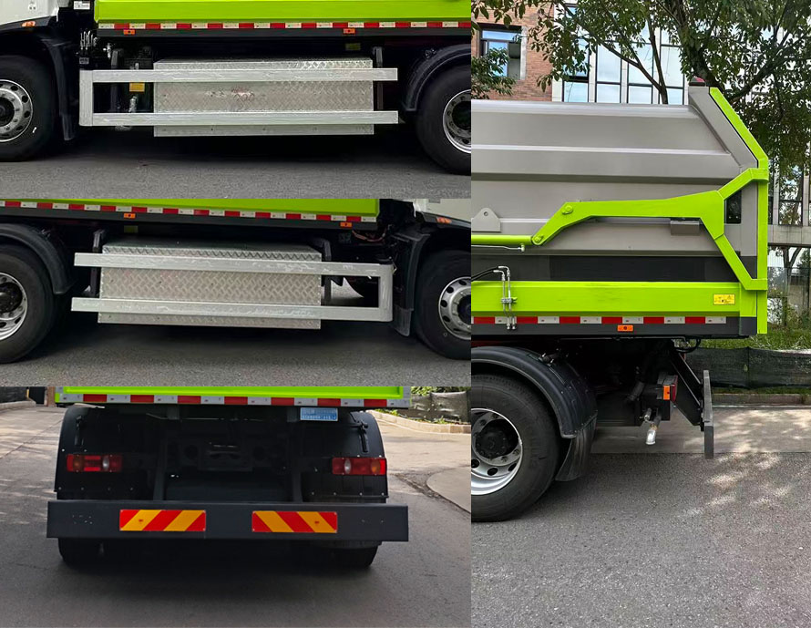 山花牌JHA5183ZXLDFABEV純電動廂式垃圾車公告圖片