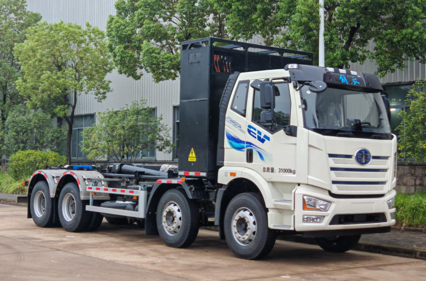 TEG5310ZXXAJFBEV1型換電式純電動(dòng)車(chē)廂可卸式垃圾車(chē)圖片