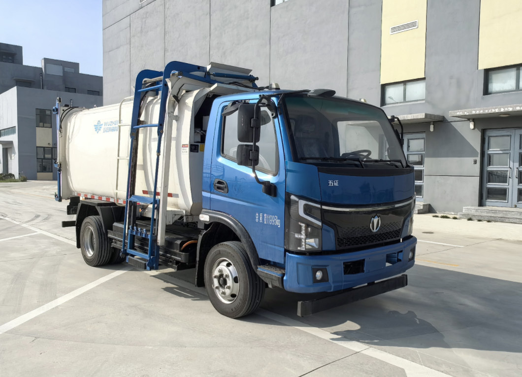 WZK5120ZZZW63BEV型純電動自裝卸式垃圾車圖片