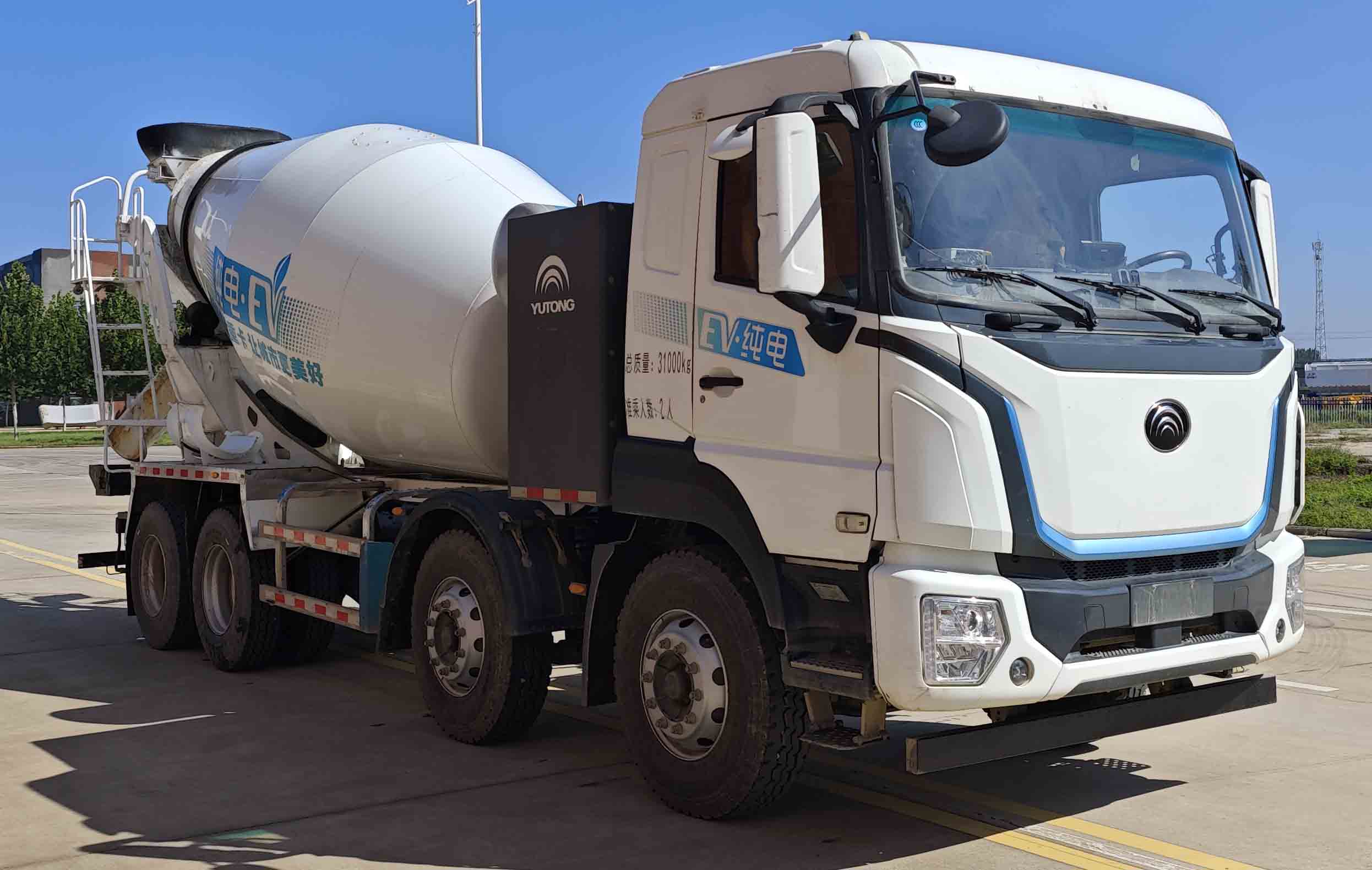 ZKH5312GJBP6BEV3K型純電動(dòng)混凝土攪拌運(yùn)輸車圖片