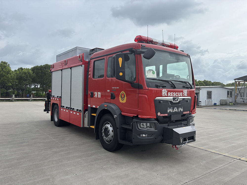 捷達(dá)消防牌SJD5149TXFJY120/MEA搶險(xiǎn)救援消防車