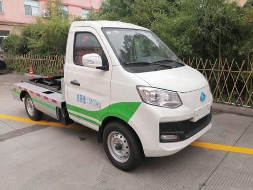 ZBJ5032ZXXBEV型純電動(dòng)車(chē)廂可卸式垃圾車(chē)圖片
