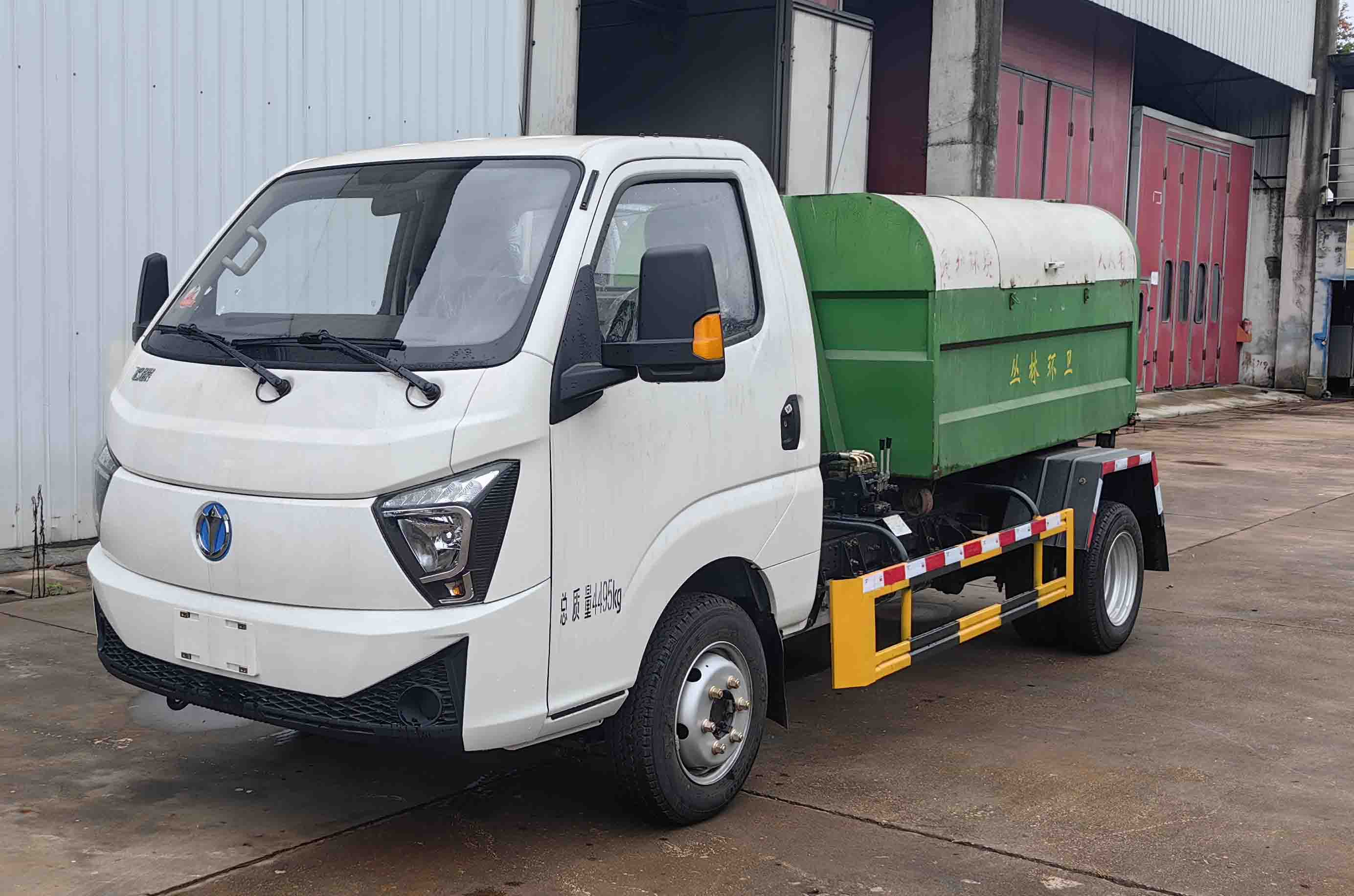 炎帝牌SZD5041ZXXFDBEV純電動車廂可卸式垃圾車公告圖片