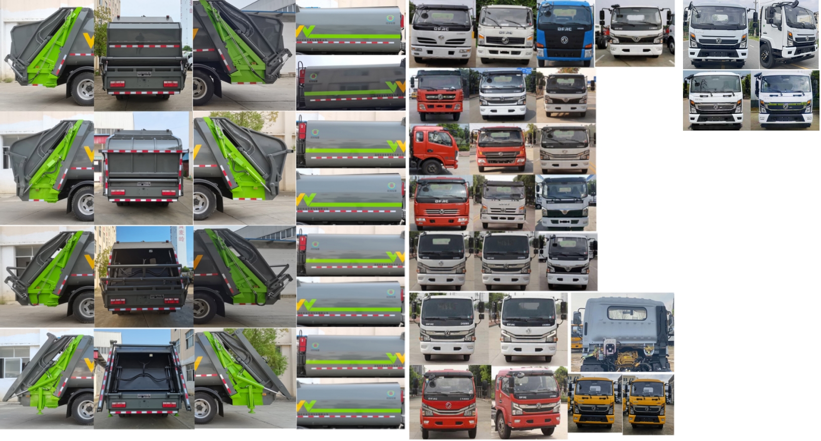 壓縮式垃圾車圖片