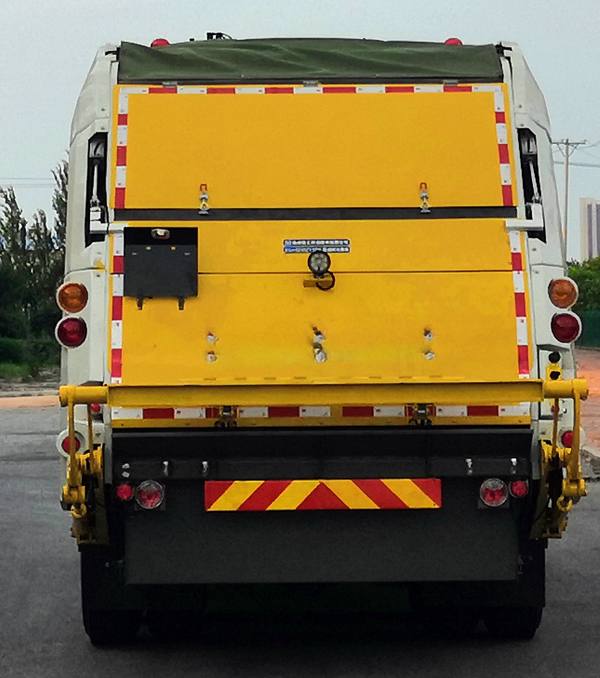 壓縮式垃圾車圖片