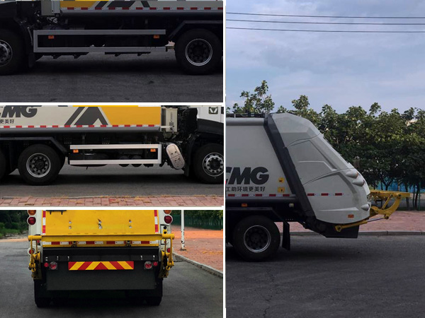 壓縮式垃圾車圖片