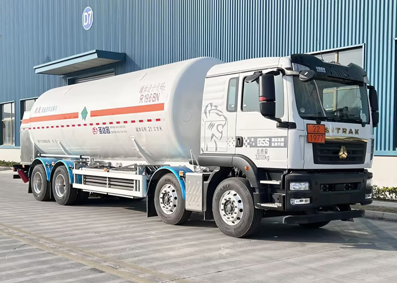 圣達(dá)因牌SDY5321GDYN低溫液體運(yùn)輸車